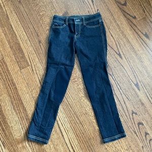 Irideon girls denim jean knee patch breeches. Stretchy and almost brand new.